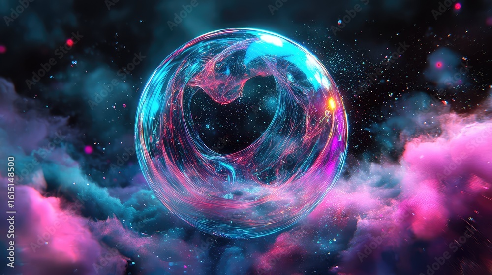 Fototapeta premium dissolve dissolving bubble