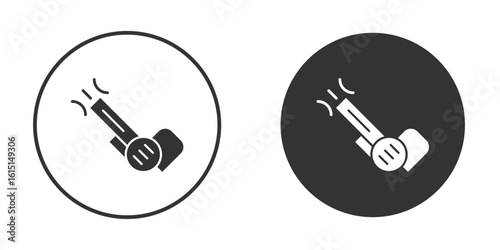 Leaf blower icon, symbol, Vector pictogram. Simple element illustration.