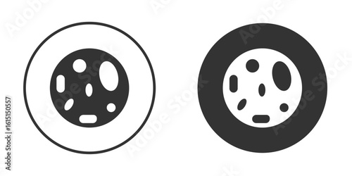 Human cells icon, symbol, Vector pictogram. Simple element illustration.