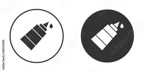 Glue icon, symbol, Vector pictogram. Simple element illustration.