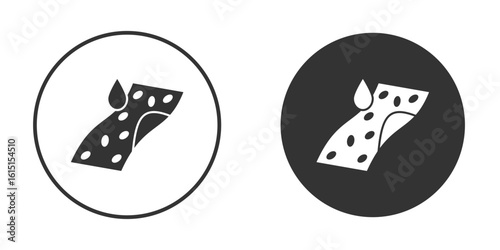 Cholesterol icon, symbol, Vector pictogram. Simple element illustration.