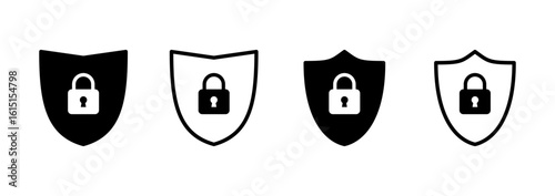 Security icon logo design. protection icon. privacy. vpn