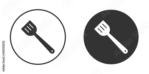 Spatula icon, symbol, Vector pictogram. Simple element illustration.