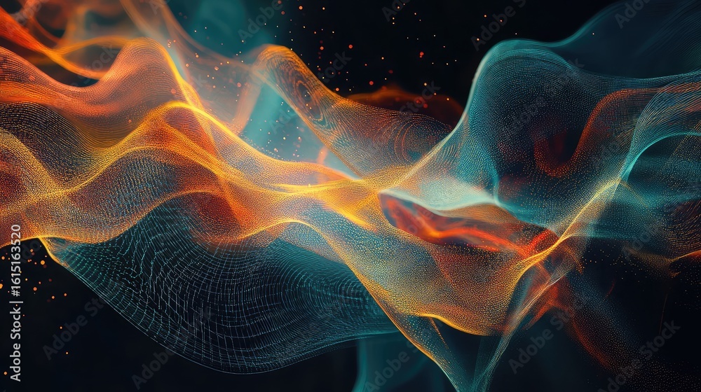 Fototapeta premium algorithm dissolving graph