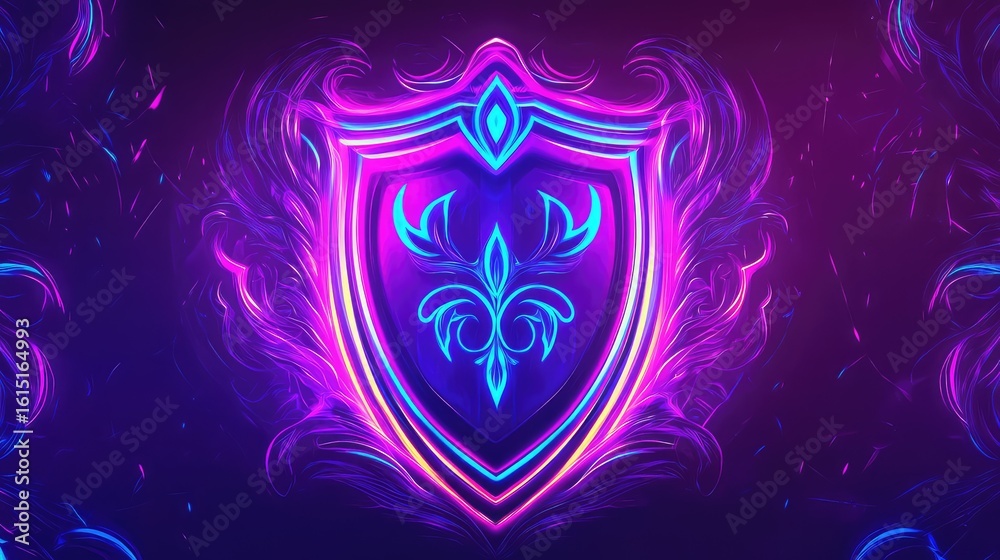 Fototapeta premium guard scrolling shield