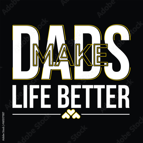 Father's day typography