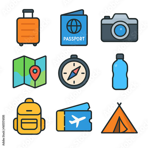 Plan your amazing adventure with travel essentials, passport, camera, and gear for unforgettable memories
