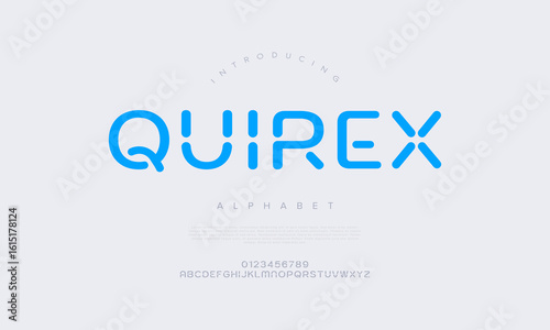 Futuristic rounded font with digital personality, perfect for tech branding and UI projects