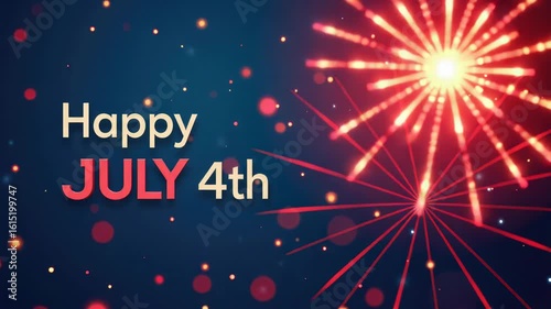 Wallpaper Mural Colorful fireworks exploding in the night sky on a patriotic holiday Torontodigital.ca