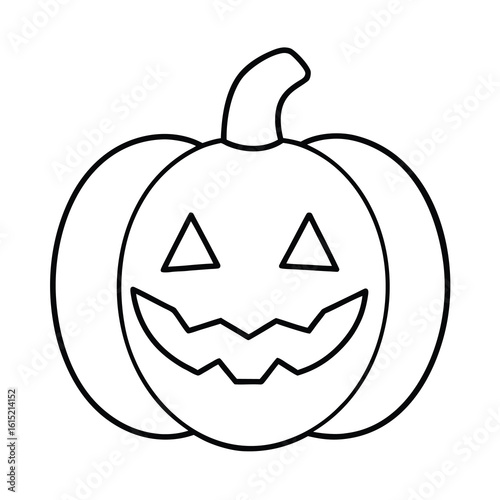 halloween pumpkin outline clipart