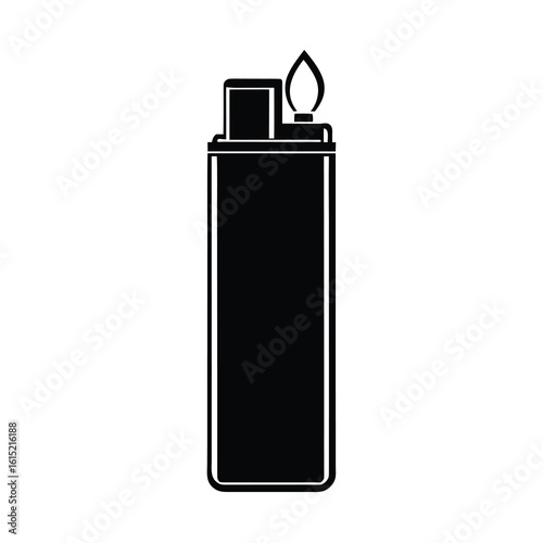lighter silhouette clipart