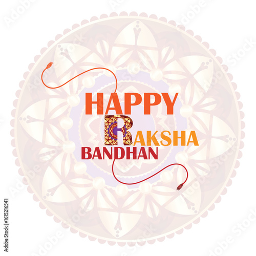 happy raksha bandhan greetings design