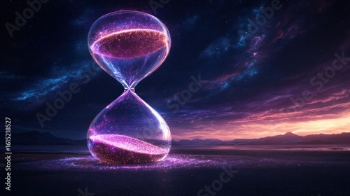 Hourglass in cosmic landscape