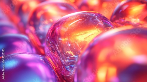 Abstract vibrant orbs