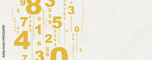 abstract background with numbers	