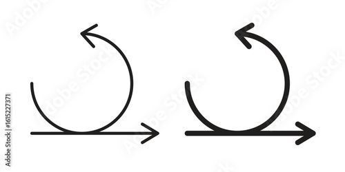 Agile icon vector in simple flat design, outline.