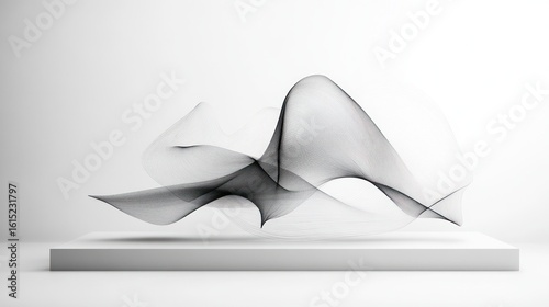 Abstract form on pedestal