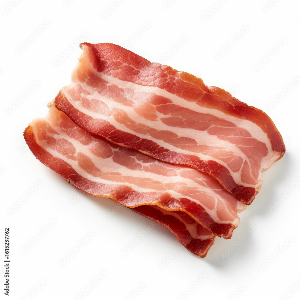 Obraz premium Sausages on isolated white background, meats, realistic photo
