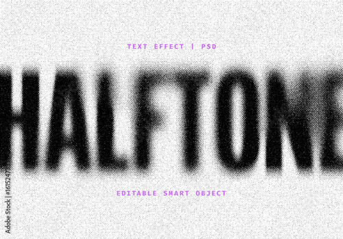 Gritty Halftone Text Effect