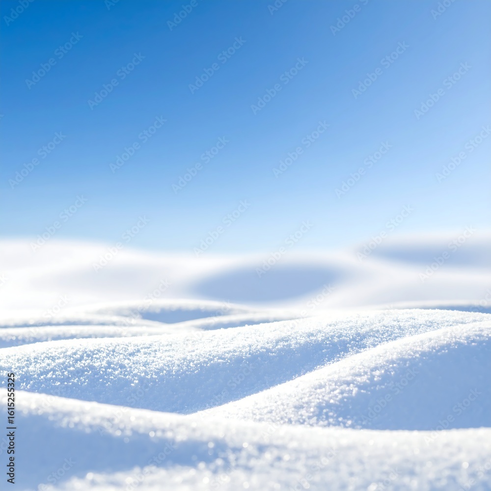 Obraz premium A pristine winter landscape