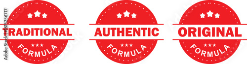 Authentic & Traditional Formula Labels – New Original Icons, Logos, and Stamps Collection