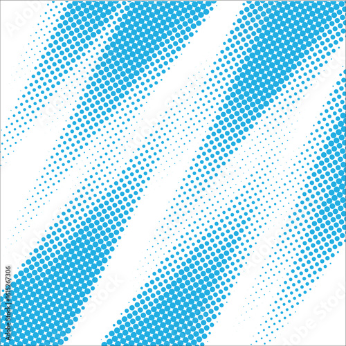 Cool blue halftone design. Perfect for trendy backgrounds, graphic design projects, and adding a modern pop art feel to your creative work.