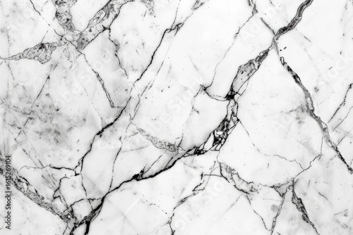 Elegant White Marble Texture Seamless Top View Pattern