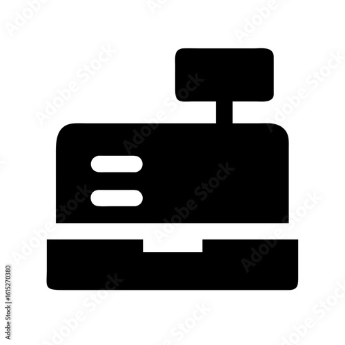 Cash register icon vector illustration