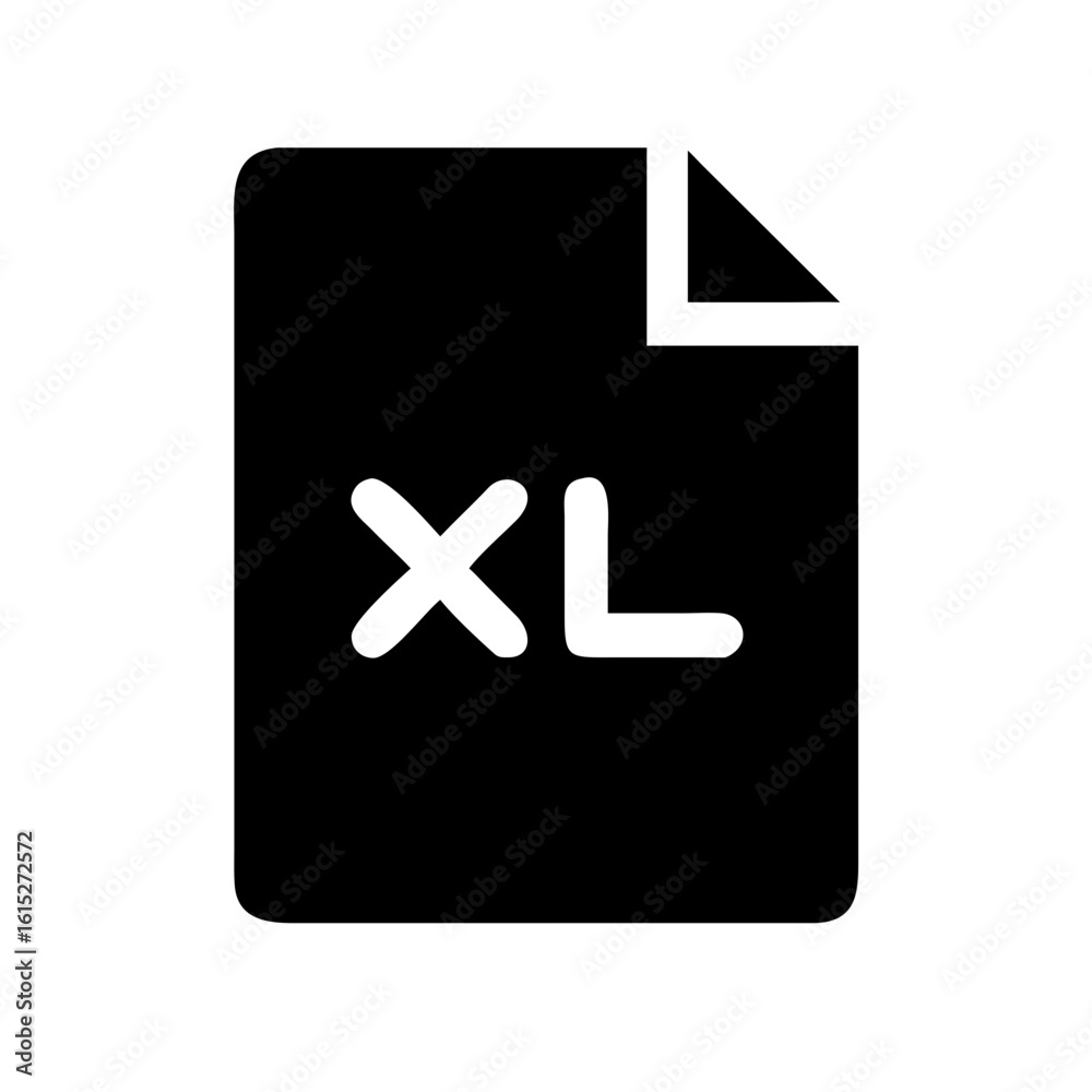 Fototapeta premium File excel icon vector illustration