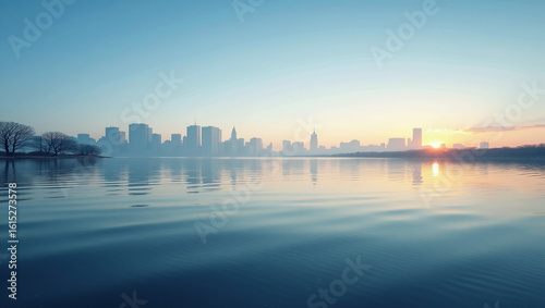 Serene Skyline in Science