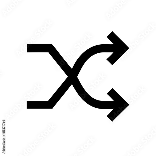 Shuffle icon vector illustration