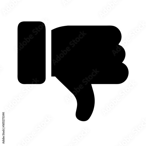 Thumb down icon vector illustration