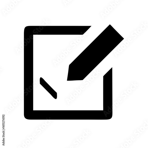 Write icon vector illustration