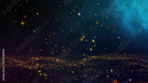 Abstract Futuristic Particle Wave Moiton Background. Looping Animation in 4K video