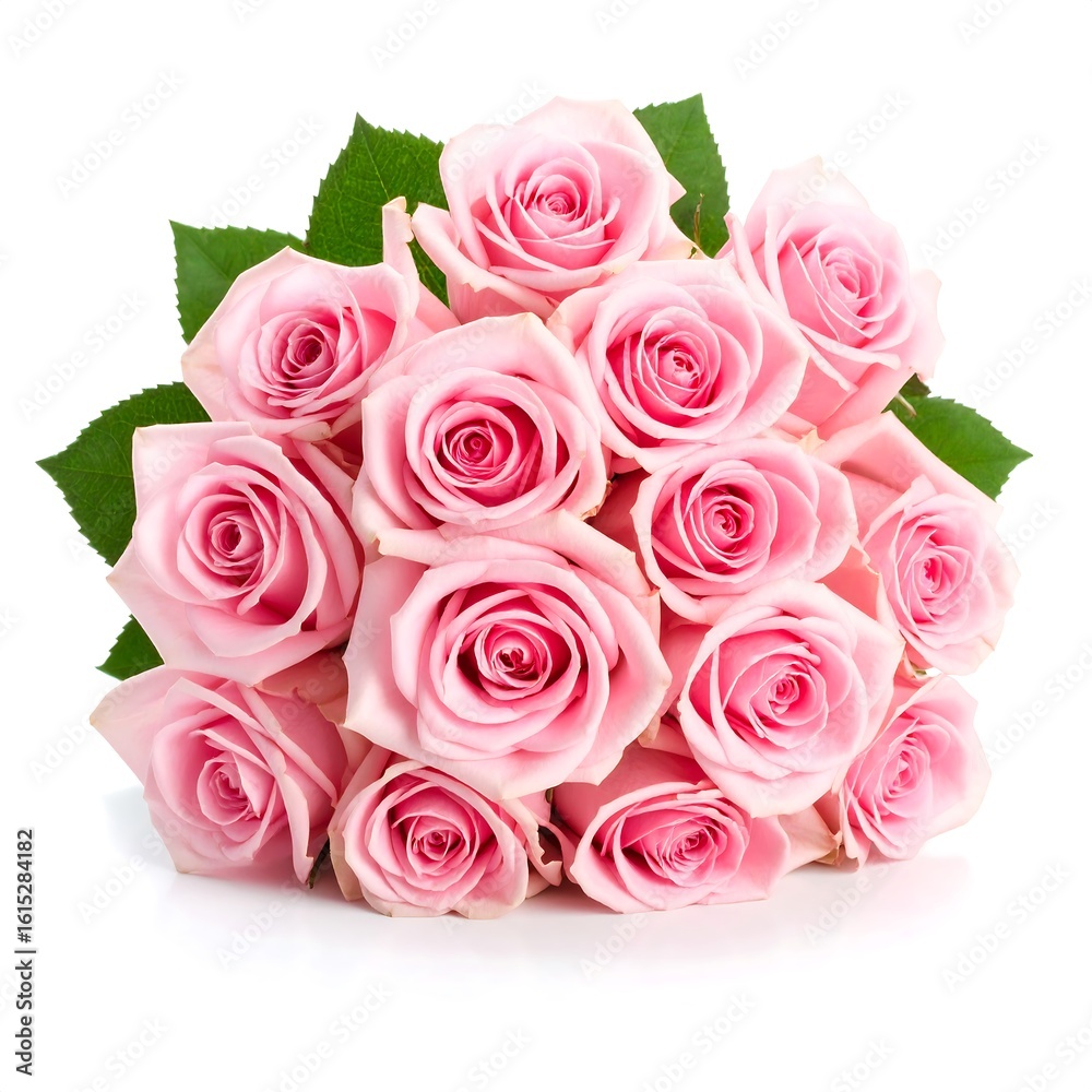 Obraz premium Bouquet of delicate pink roses