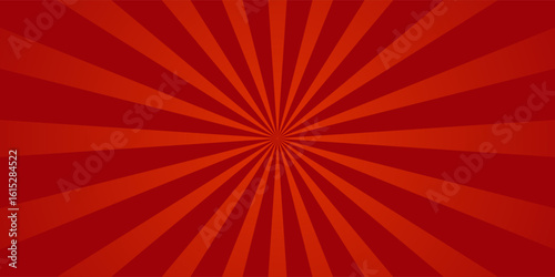 red radial burst background featuring glowing light and dynamic rays, perfect for bold and striking design projects.
