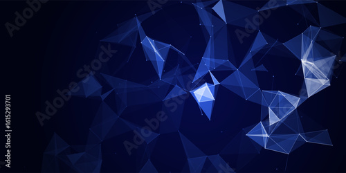 low poly plexus banner design 1509