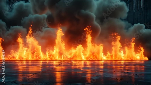 fire in the night