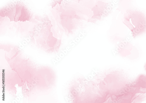 elegant pastel pink hand painted watercolour background 2607