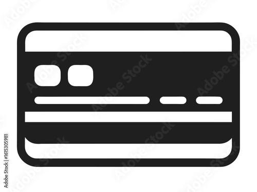 Plastic Card Vector with Chip