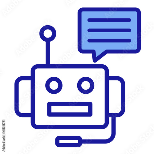 Marketing Bot  Icon Element For Design
