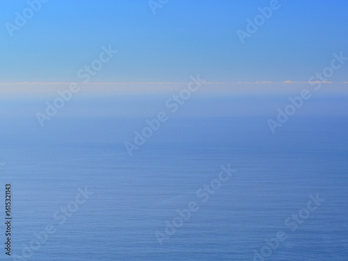 Through the eyes of a sailor! Everything is blue! The sky and the ocean merge as far as the eye can see