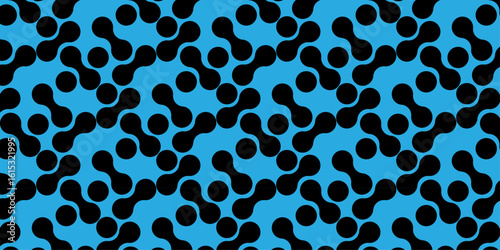 abstract blue background with circles meatball wallpaper texture.