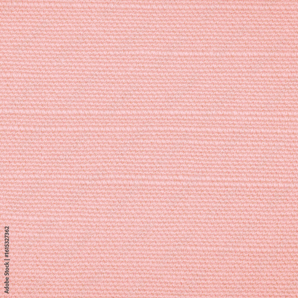 Fototapeta premium Soft pink woven fabric texture with horizontal thread lines and fine fiber detail. Ideal for textile design, sewing projects, product mockups, crafts, and delicate background themes.