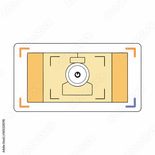 Face Recognition Icon – AI Biometric Technology