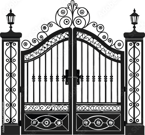 wrought iron gates