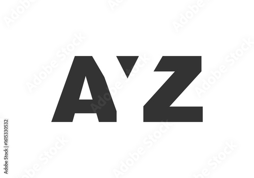 Free Download AYZ logo design. Initial letter A Y Z bold font style for tech startups, consulting, corporate branding. Creative company name, headlines typography identity, trendy logotype. - GFXLoad