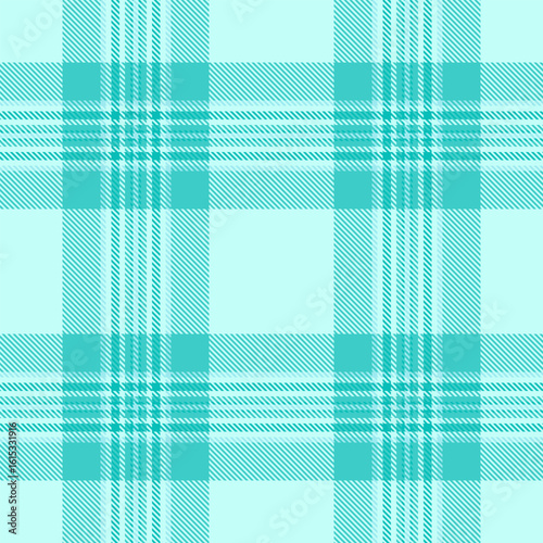 Seamless pastel teal plaid pattern.  Perfect for textile design, wallpaper, backgrounds, and wrapping paper.  This fresh, summery design evokes feelings of tranquility and calm.