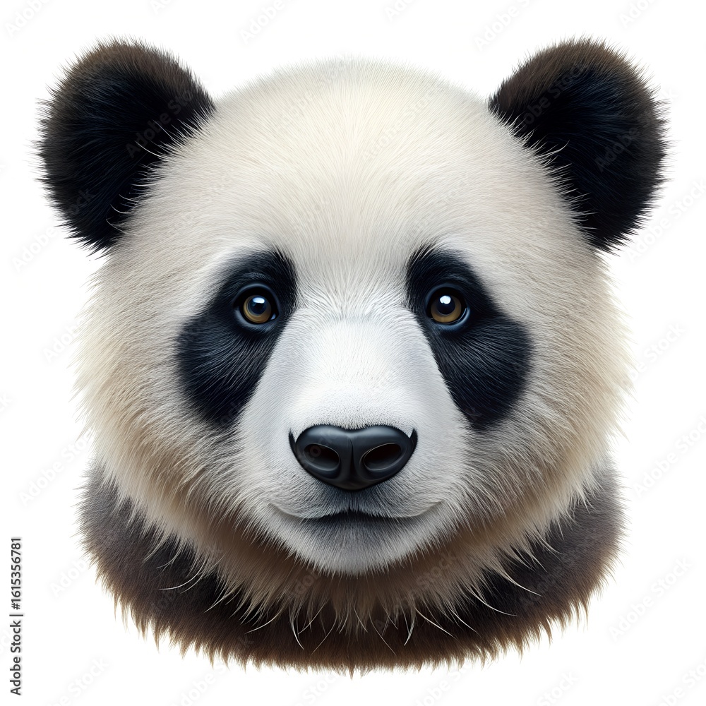 Fototapeta premium giant panda 18 months old