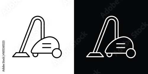Vacuum cleaner icon for template logo, vector designs.